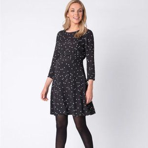 Seraphine Black Maternity & Nursing Dress
